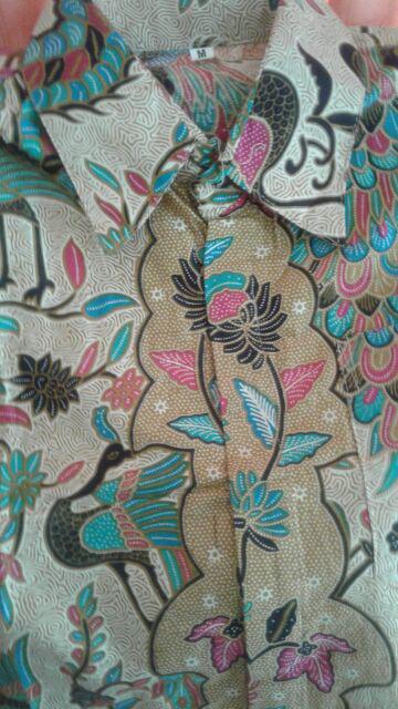Kemeja Batik Pria Lengan Panjang Motif Parang Ijo M L Xl Xxl