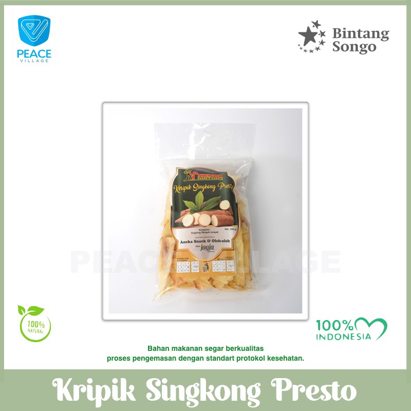 

KERIPIK SINGKONG PRESTO 200GR