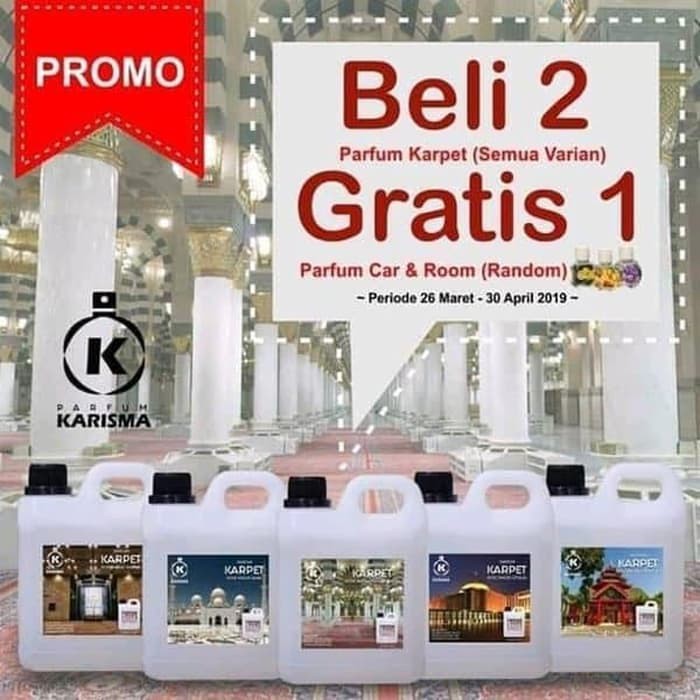 Parfum Pewangi karpet sofa Aroma Masjid Quba beli 2 free 1parfum mobil