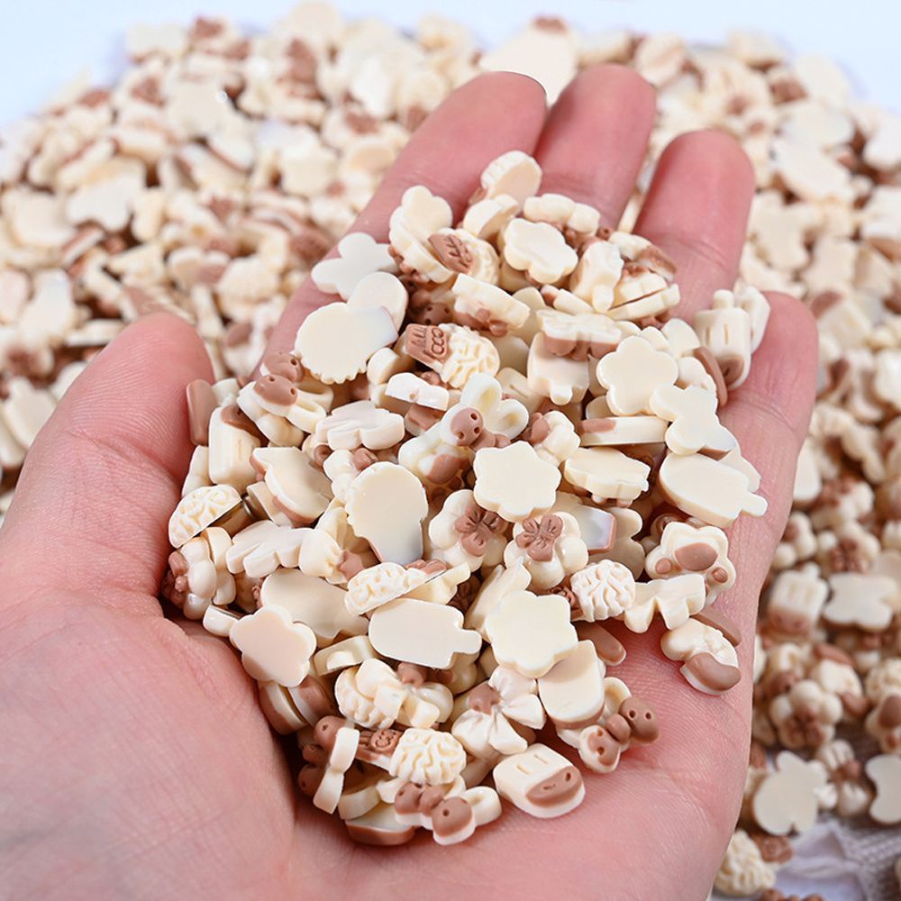 MXBEAUTY 10pcs Cartoon Nail charms Cute Manicure Accessories 3D Nail Art Decoration Ice Cream Resin Candy Flatback Phone Decor Bunny DIY Craft Supplies