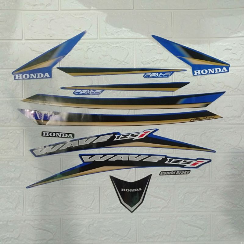 sticker striping wave 125i helm in