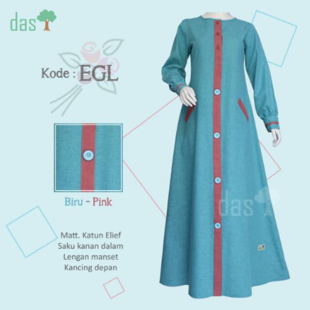 Gamis Katun Elief Das