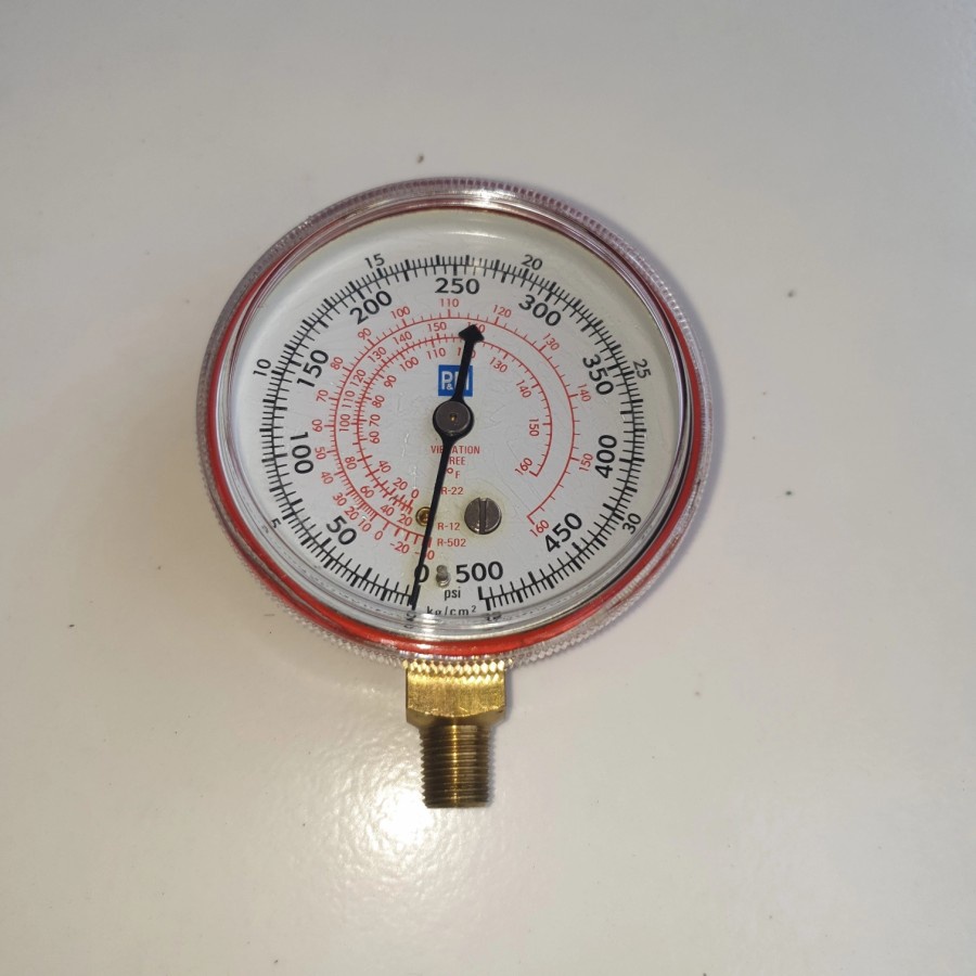 HIGH REFRIGERANT GAUGE 500Psi