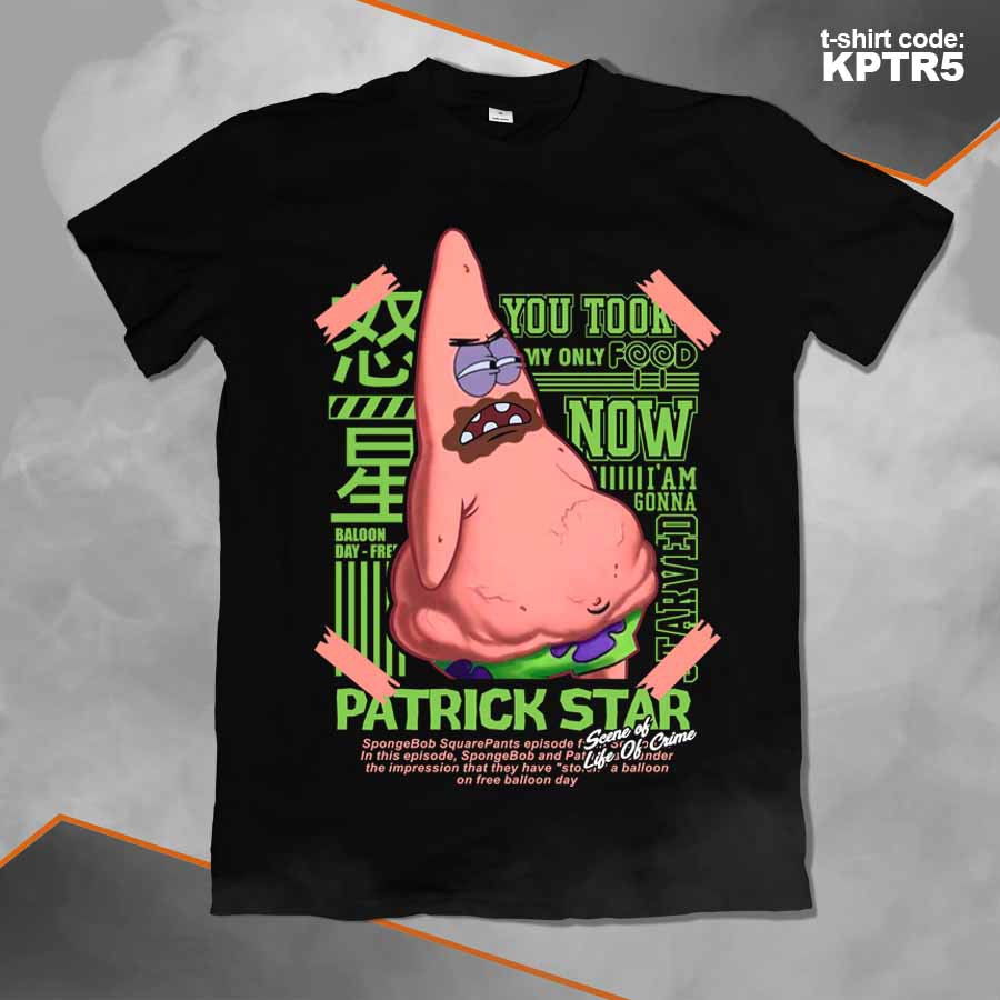 KAOS PATRICK LAPAR - Desain Exclusive, Good Quality