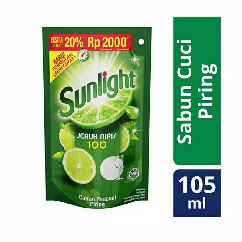 Sunlight Jeruk Nipis 400ml &amp; 210ml,ml | Sabun Pencuci Piring 400ml | Sunlight 105ml &amp; Sunlight 210ml