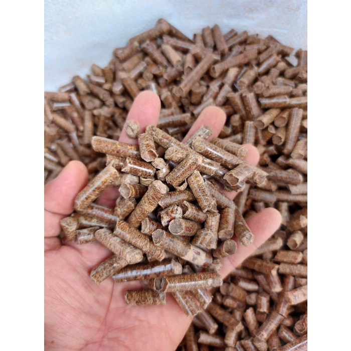 Wood Pellet 1KG / Pelet Kayu / Alas Kandang Kucing Kelinci 1kg