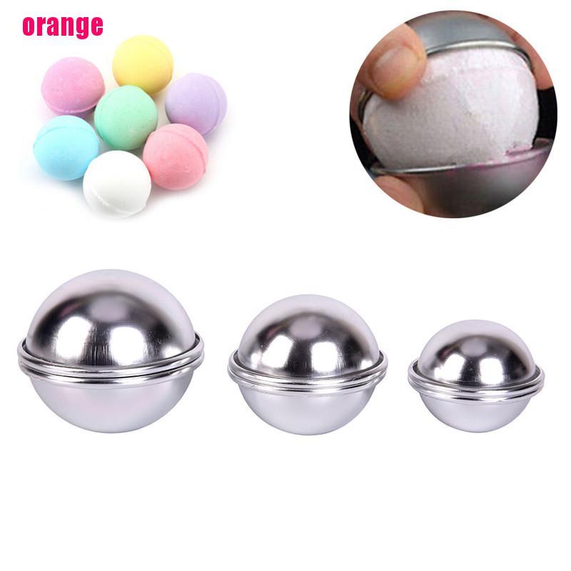 (Happy) 6pcs / set 3pcs / set Cetakan Bom Mandi Diy Bahan Aluminum Alloy