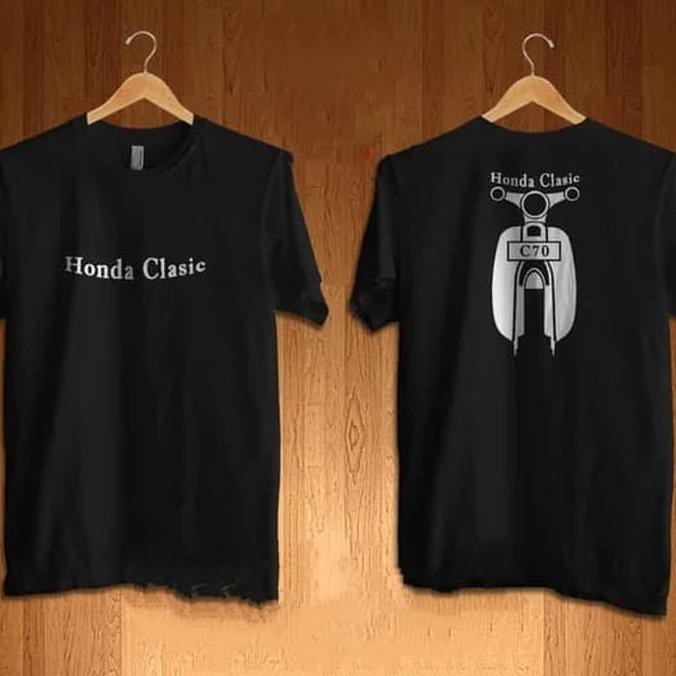 Kaos Distro Honda Clasic Motor C70 Baju Combed 30S Sablon Tshirt Pakaian Fashion Distro Pria Wanita