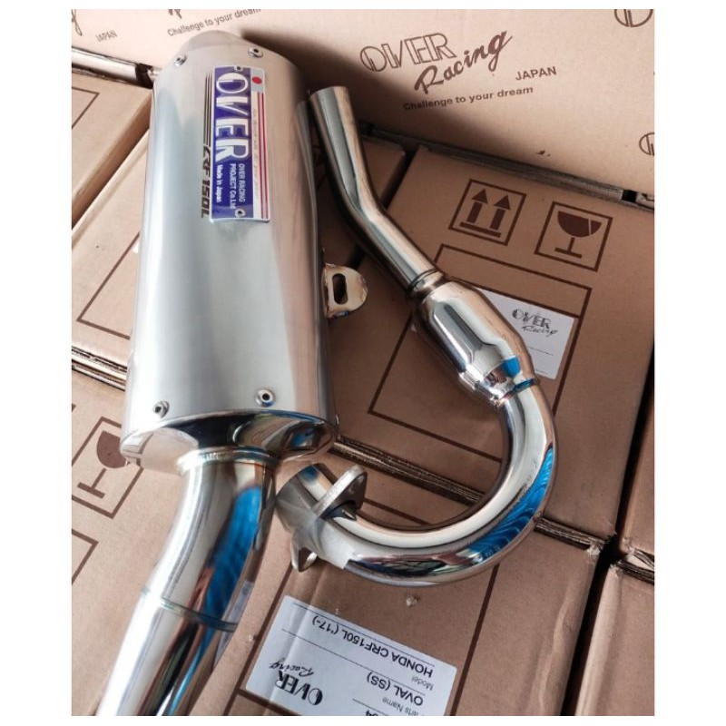 KENALPOT/KNALPOT OVER JAPAN KLX- CRF 150 WR 155 OVER RACING ORIGINAL JAPAN 100%