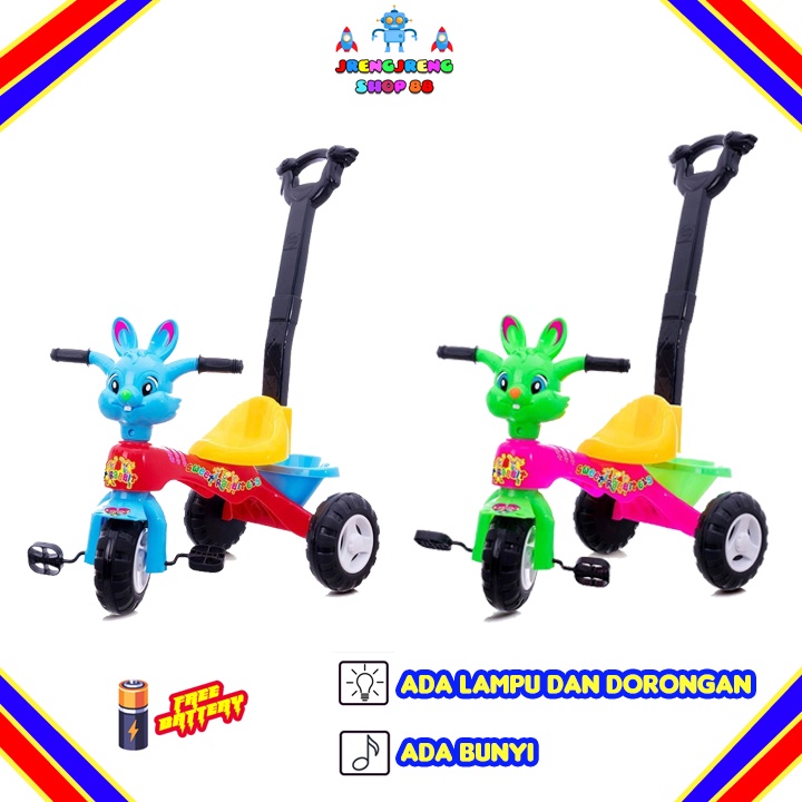 Mainan Anak Sepeda Plastik Gowes Kelinci SFR615