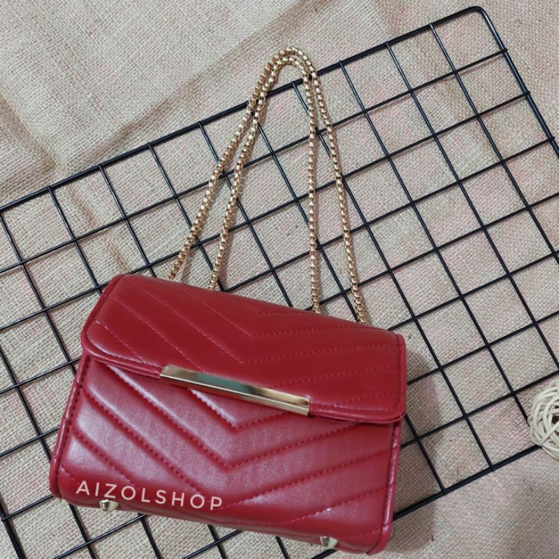 tas selempang VIONA  slingbag tas fashion tas wanita murah tas selempang rantai