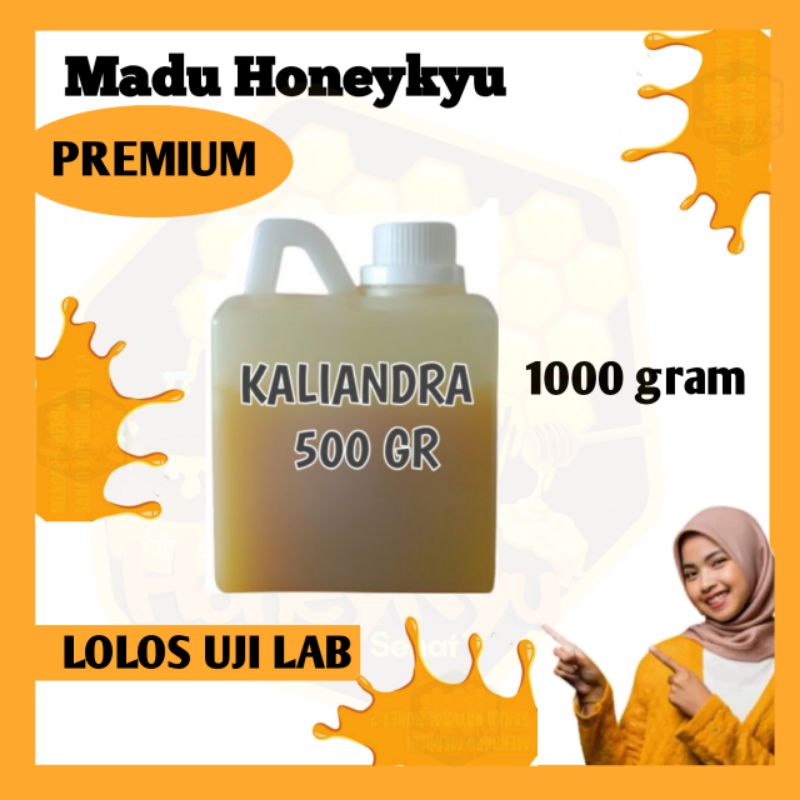 MADU MURNI KALIANDRA / NEKTAR KALIANDRA / NETTO 500 GRAM / ASLI MURNI KALIANDRA