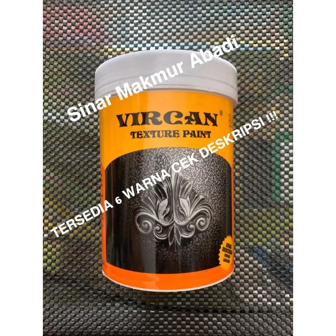 

Vircan Texture Paint Base/ Cat Texture 6 Warna 1 L