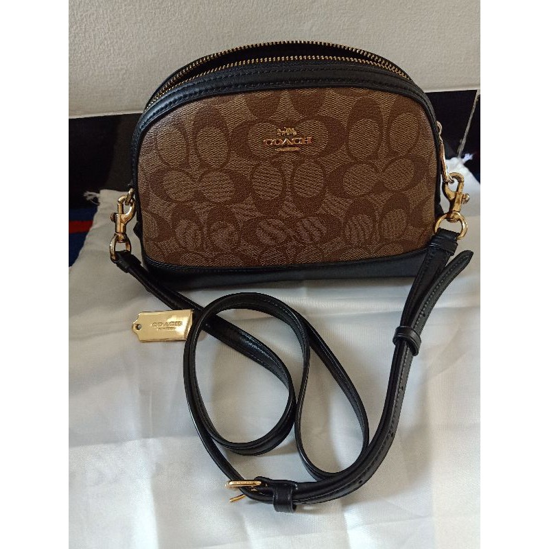 Tas coach ivie crossbody leather authentic original