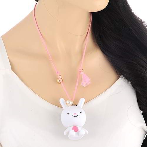 Kalung Fashion Rabbit Pendant Tassel Design DOTS Descendants Of The Sun  RADEAD