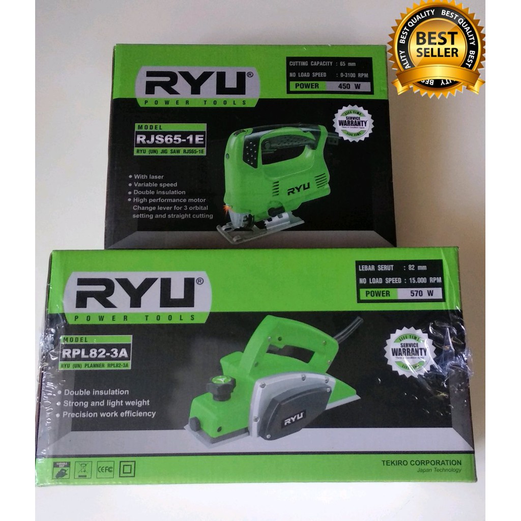 PROMO Paket mesin planner- mesin jig saw Ryu