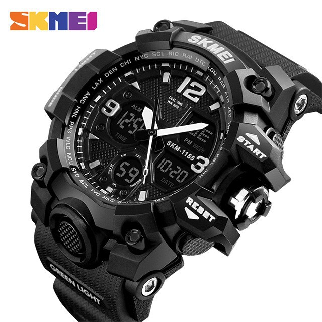 SKMEI 1155B ORIGINAL Jam Tangan Pria SKMEI Digital Analog