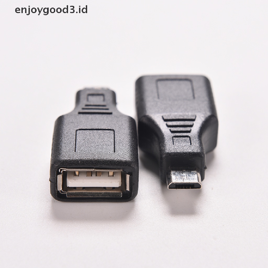 (Rready Stock) Adaptor Hub Kabel Jaringan USB 2.0 A Female Ke Micro USB B 5 Pin Male (ID)