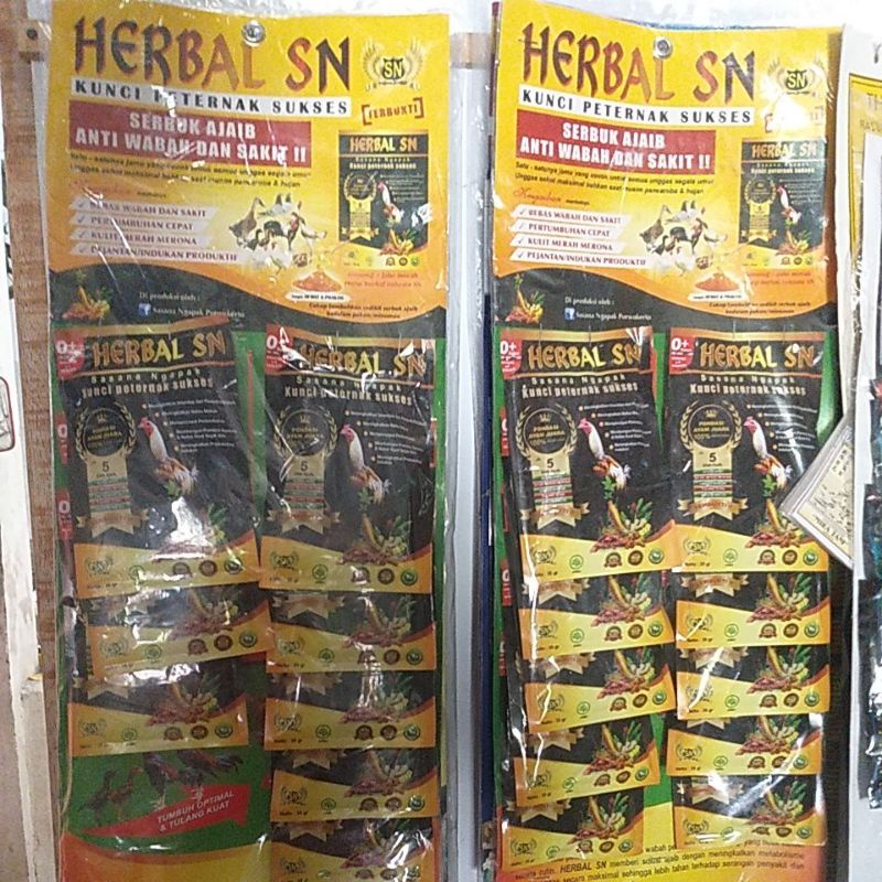 herbal SN jamu ayam anti sakit herbal ayam aratan