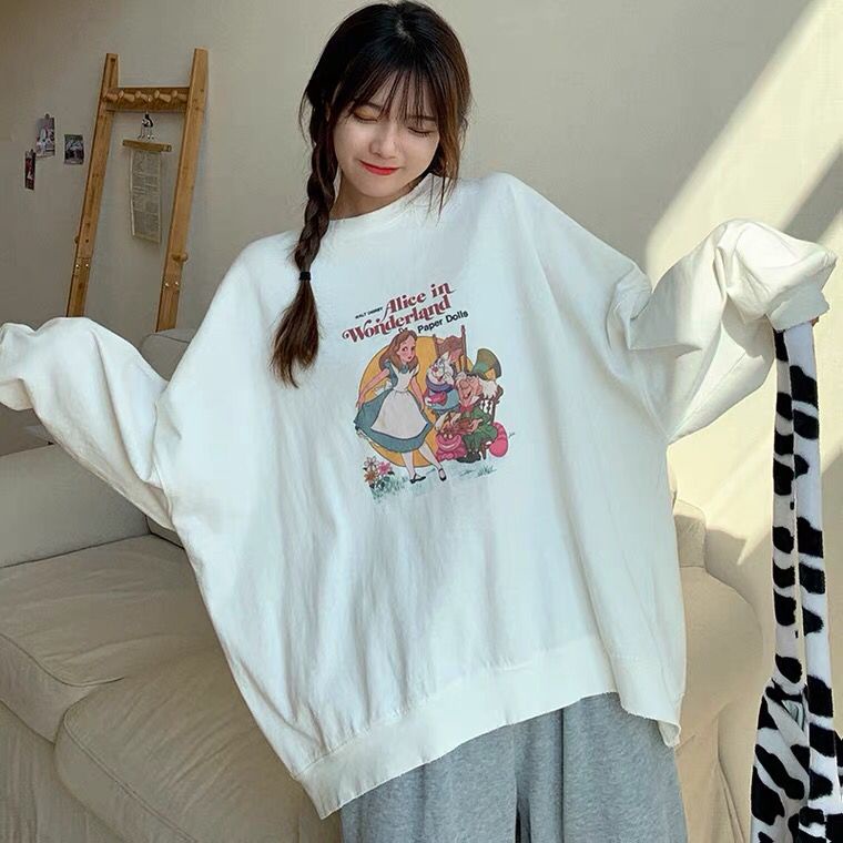 BAJU SWEATER ALICE IN THE WONDERLAND PRINCESS OUTWEAR JAKET IMPOR LEMBUT