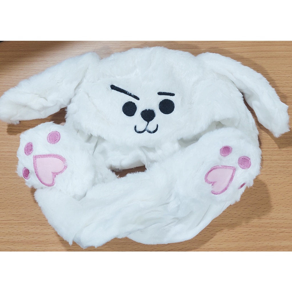 VOM BT21 Topi Bunny Hat LED Karakter BTS Korea Cooky Chimmy Koya 0591