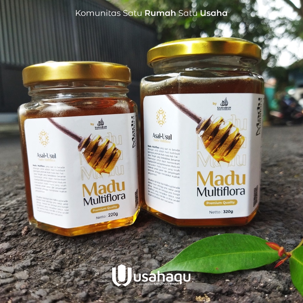 

Madu Multiflora 220 gram Murni Manis Asli Original Premium Sahabah