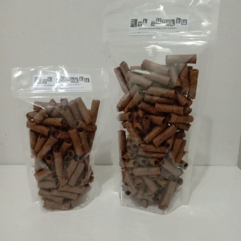 

Wafer stick mini rasa Coklat 150gr & 250gr