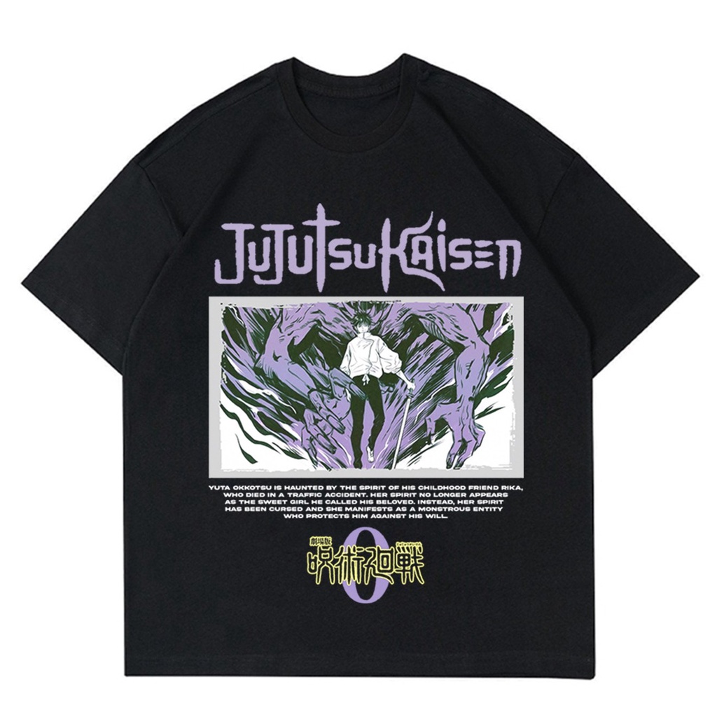 KAOS JUJUTSU KAISEN 0 - YUTA OKKOTSU | T-SHIRT BAJU ANIME MANGA JUJUTSU KAISEN | KAOS ANIME JAPAN