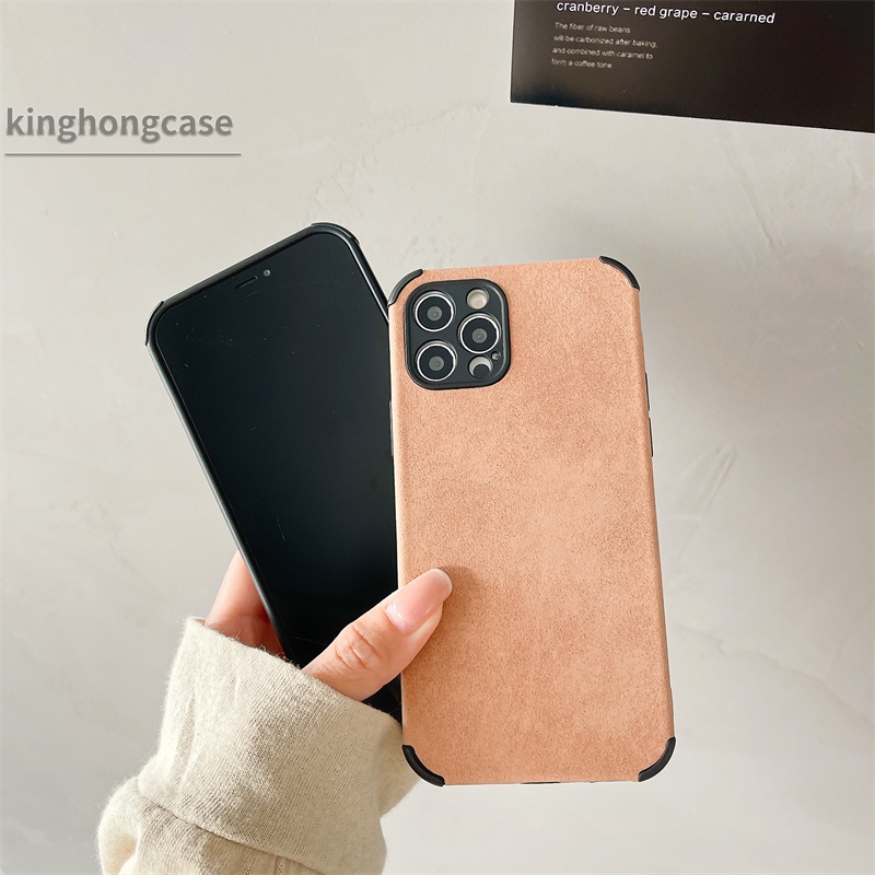 Soft Case Samsung A02S A32 A52 A7 2A20S A12 A50 A10S J7 Prime A51 J2 Prime A10 A125 A30 A50S A30S A20 M40S M10 M10S A205 M02S A025 F02S A305 M12 F12 OPPO A15 A15S A54 A7 A5S A12 A9 A5 A53 A33 2020 Candy Color Leather Dirt Resistant Phone Case-6