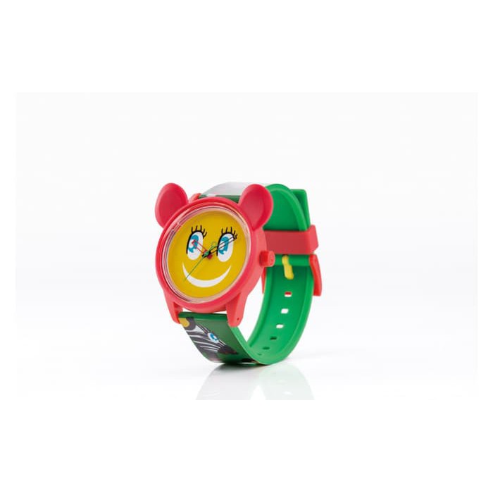 Q&Q QnQ QQ Smile Solar Jam Tangan Analog Karet RP02J805Y Original
