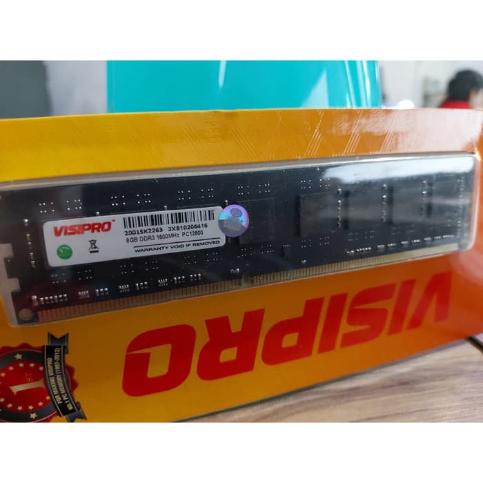 RAM VISIPRO 8GB DDR3 1600Mhz PC12800