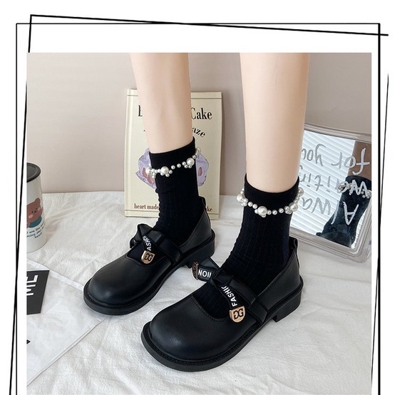 [ Import Design ] Sepatu Wanita Mary Janes  Sepatu Wanita Docmart Heels Import Premium Quality ID162