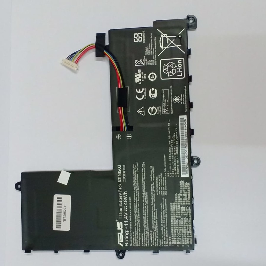 Baterai Batere Battery Batre Asus E202 E202S E202SA ES202 B31N1503 batlas85