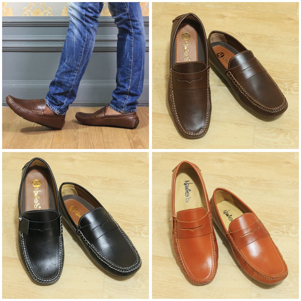 SEPATU KULIT SAPI ASLI 100% FR02 casual kerja