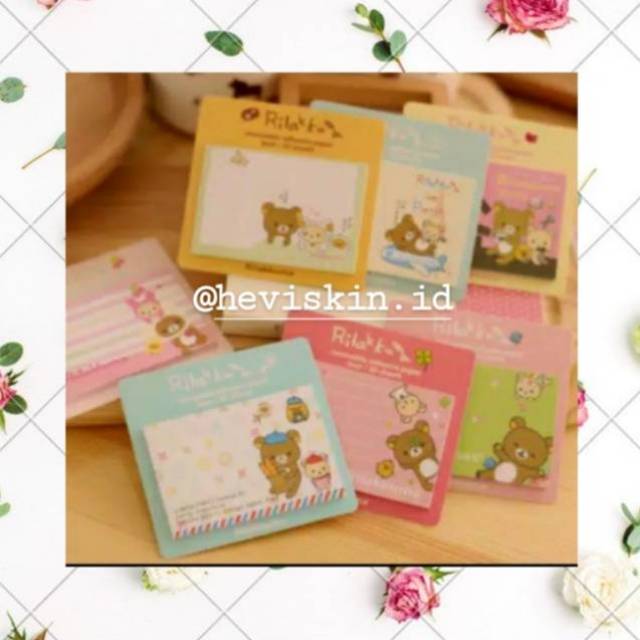 

STICKEY NOTE MEMO KERTAS TEMPEL KARAKTER LUCU