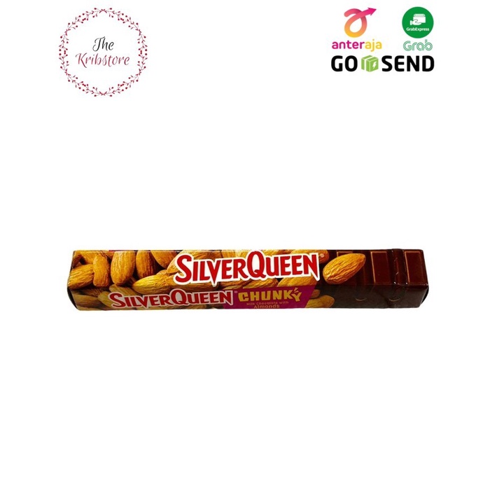 

SILVERQUEEN Silver Queen Chunky Chocolate Bar Almond 95 gr