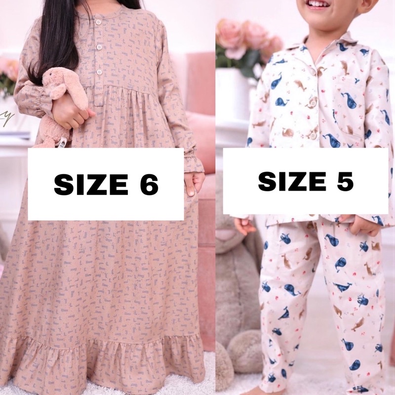 ditsy februari 2022 little runa mocca 6 Little whale pajamas size 5