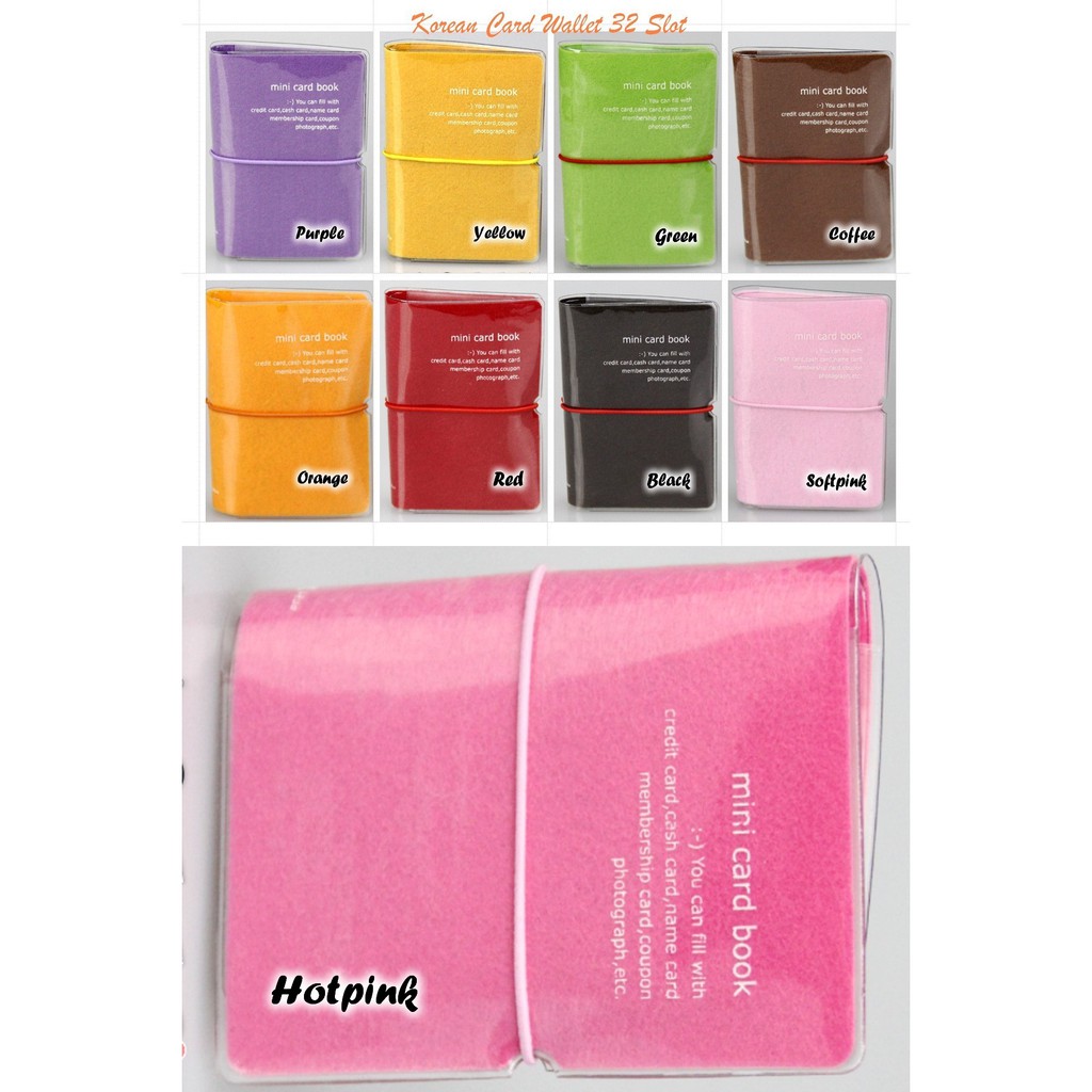 Korean Card Wallet 32 Slot (Dompet khusus kartu, muat 32 kartu)