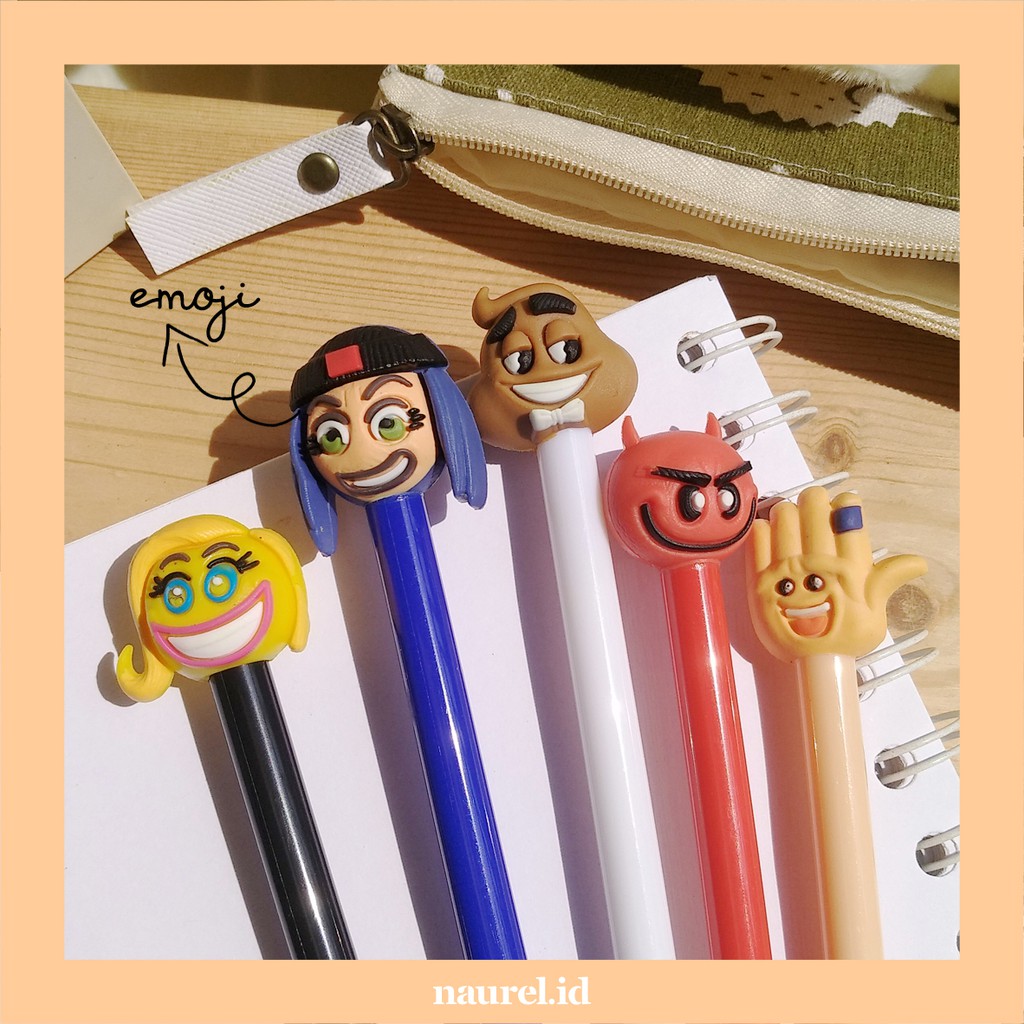 

[Naurel.id] Pulpen Karakter Emoji