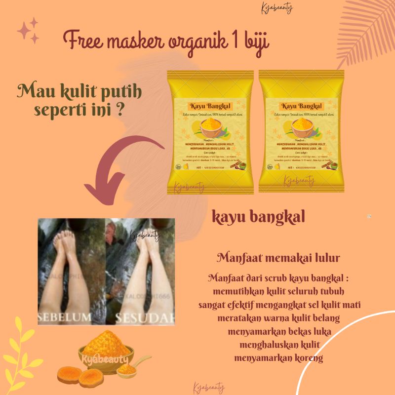 Jual Lulur Kayu Bangkal G Sachet Lulur Rempah Shopee Indonesia