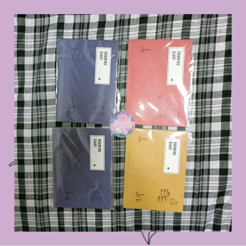 BTS Summer Package 2019 Drawing Diary/Book Jin Suga Jhope