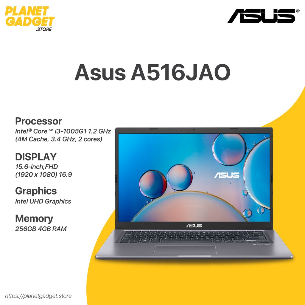 Asus A516JAO HD324 I3 4/256Gb Silver