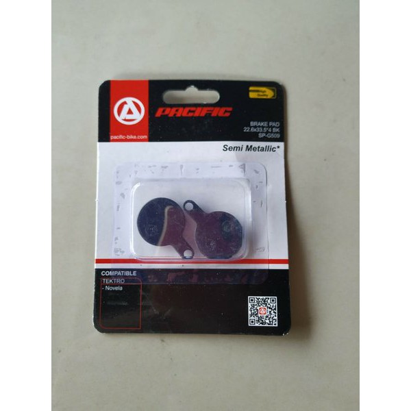 Kampas rem pacific disc brake pad bulat cakram tektro novela sepeda MTB