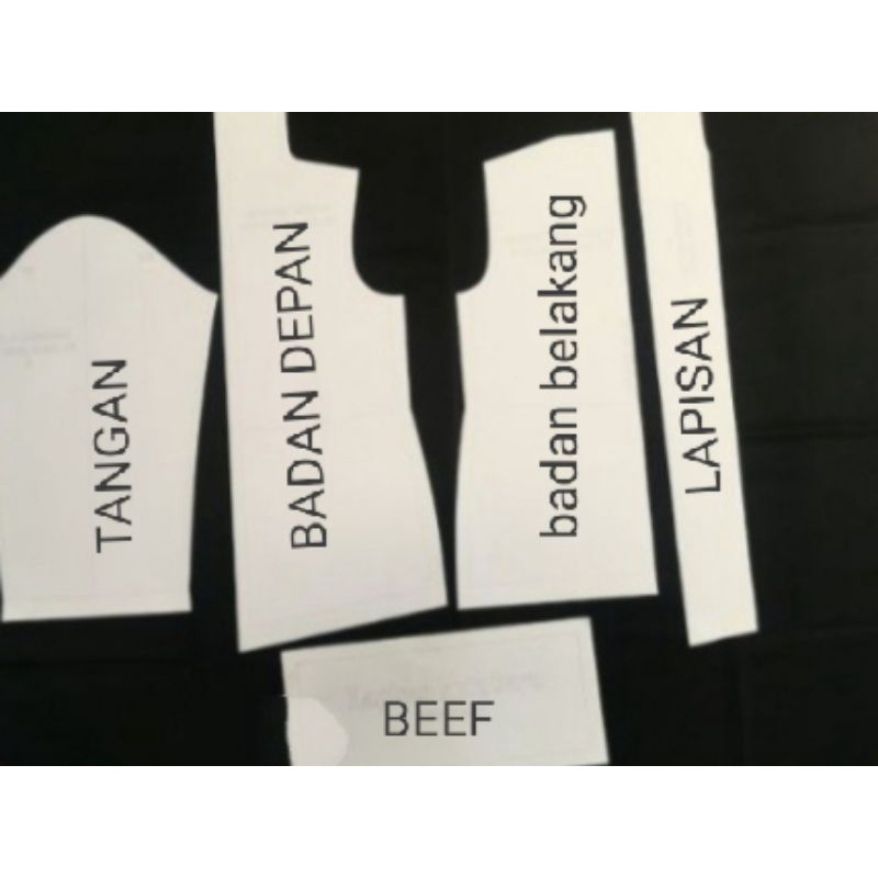 pola instan kebaya Kartini