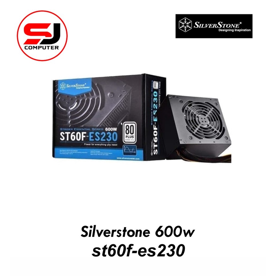 PSU SILVERSTONE 600W 80+ ST60F-ES230 Power Supply