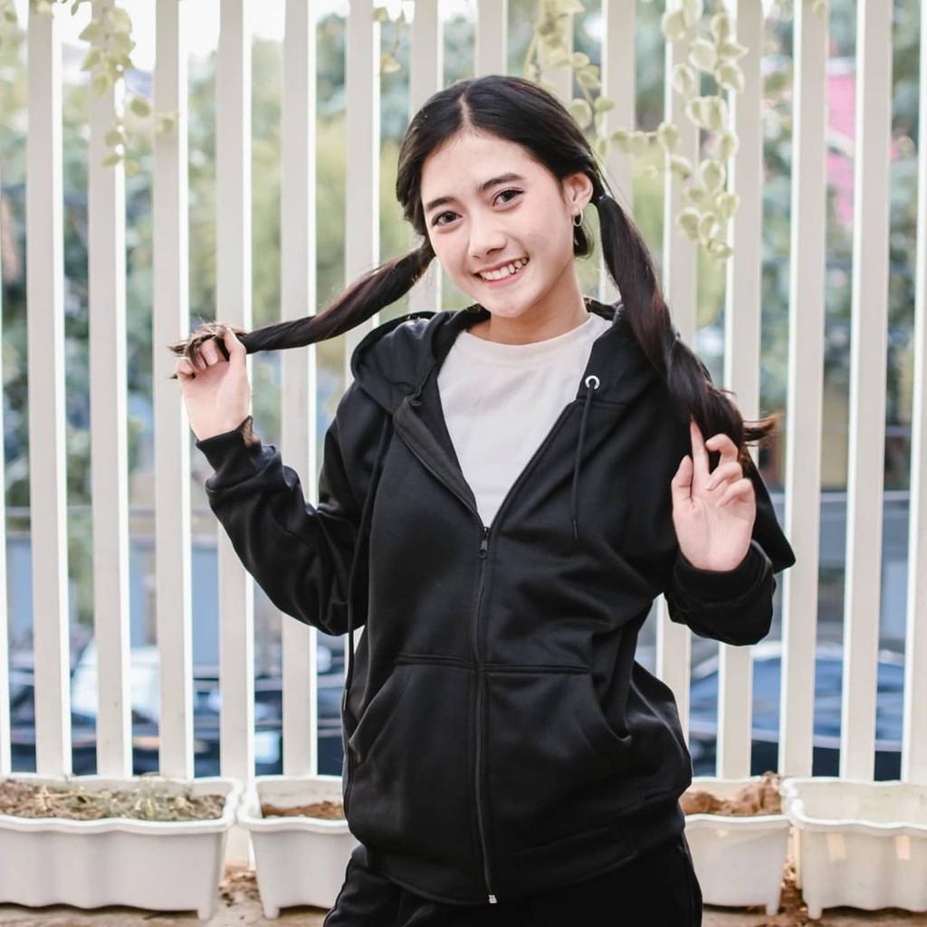 SONYA JAKET Zipper HOODIE || SWEATER HOODIE WANITA #SON