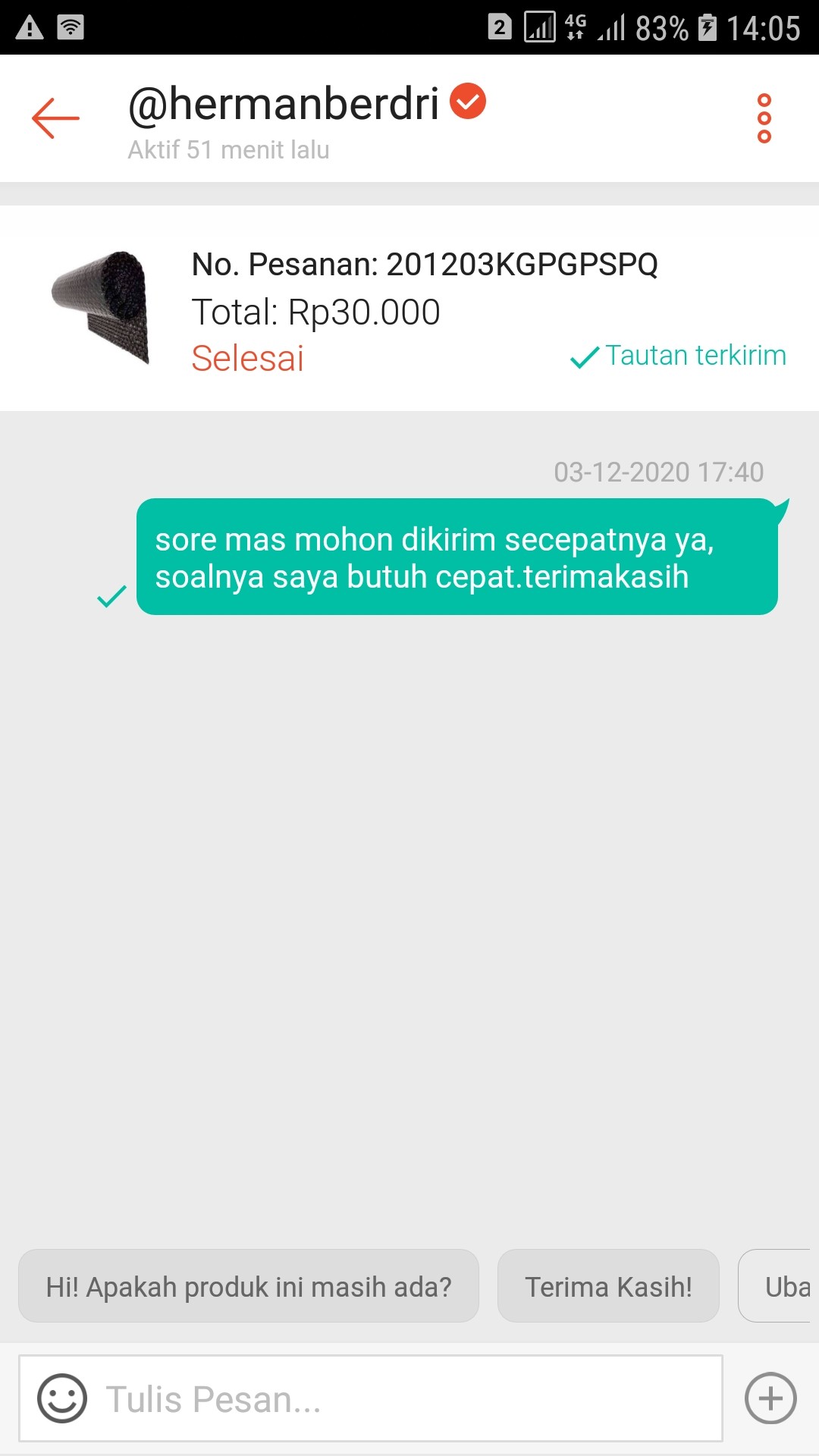 Serbet Kartun Warna.