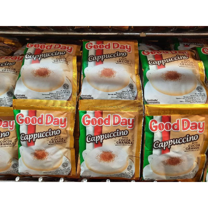 

Good Day Cappucino Kopi Sachet isi 10x25gr