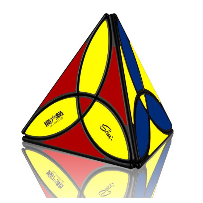 Rubik Pyraminx Qiyi Duomo Clover Lotus Blackbase