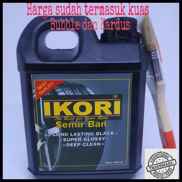 IKORI SEMIR BAN/PENGKILAP BAN/PENGHITAM BAN MOBIL MOTOR ISI 1 LITER
